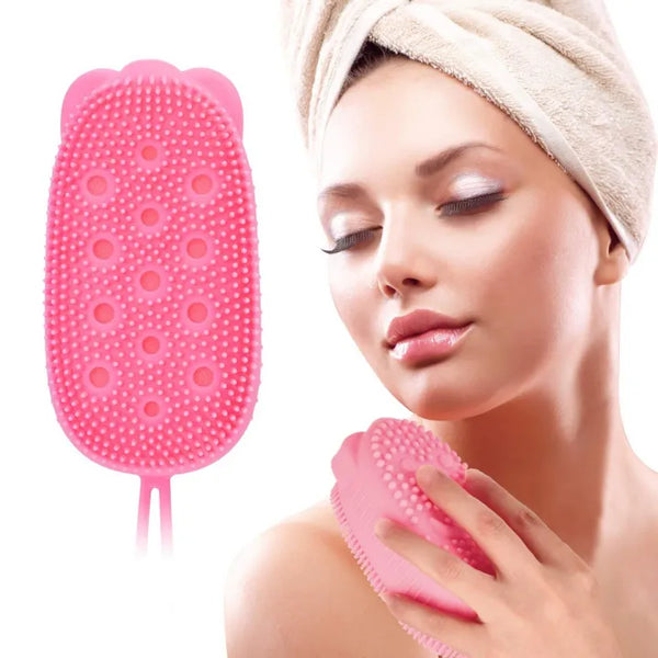 Air Silicone Bubble Bath Body Brush with Foam